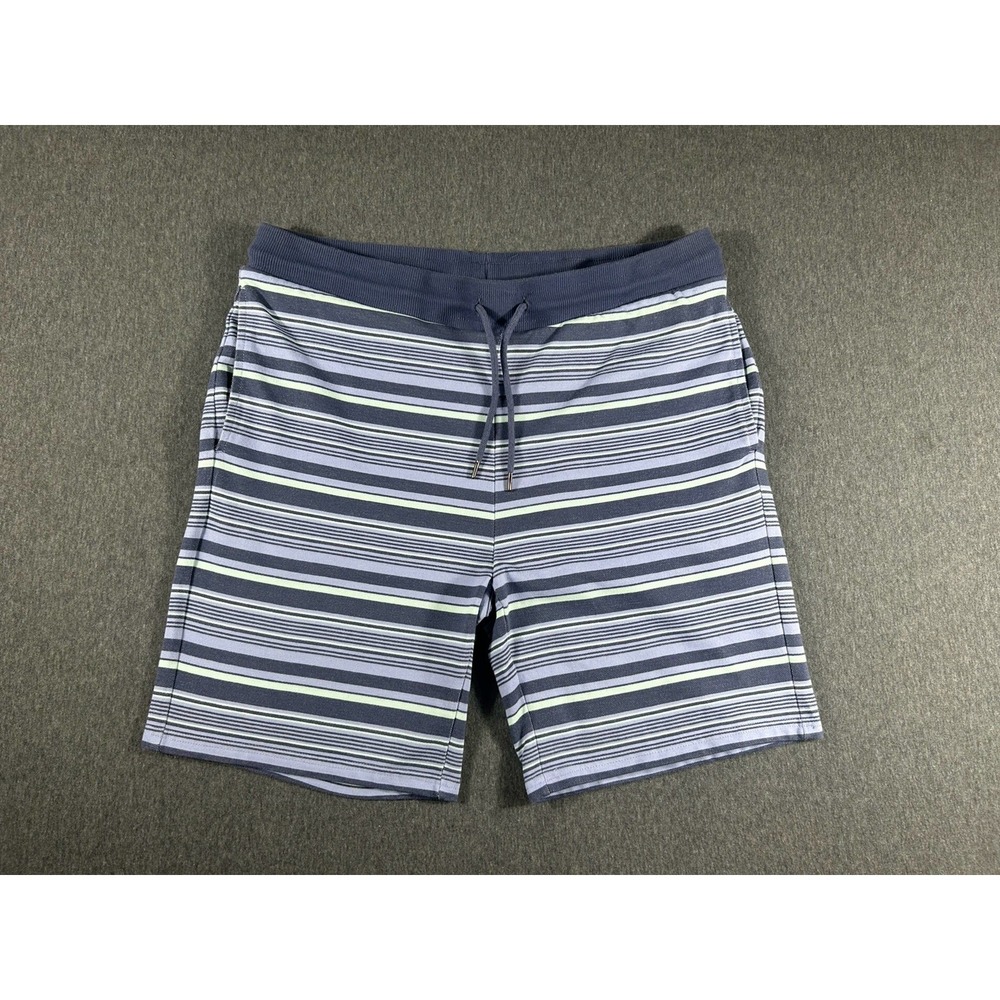 Hurley Men's Striped Knit Lounge Shorts, Size Large